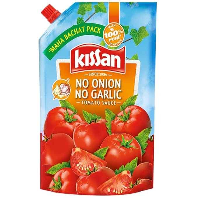 Kissan No onion No Garlic Tomato Sauce 415g