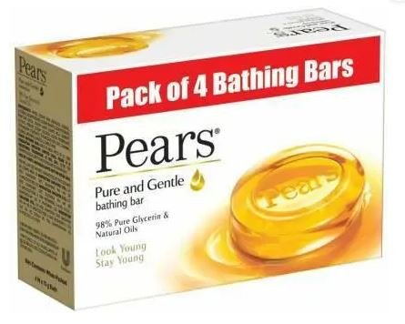 Pears Glycerin Bar Pure & Gentle 4X75g