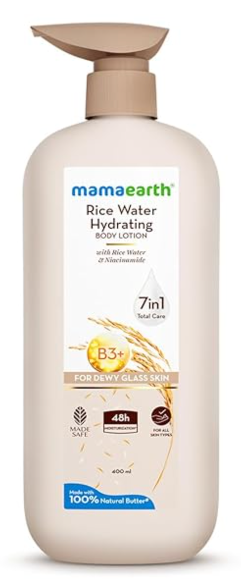 Mamaearth Rice Water Hydrating Body Lotion 400ml