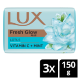 LUX Fresh Glow plus soap 3X150g