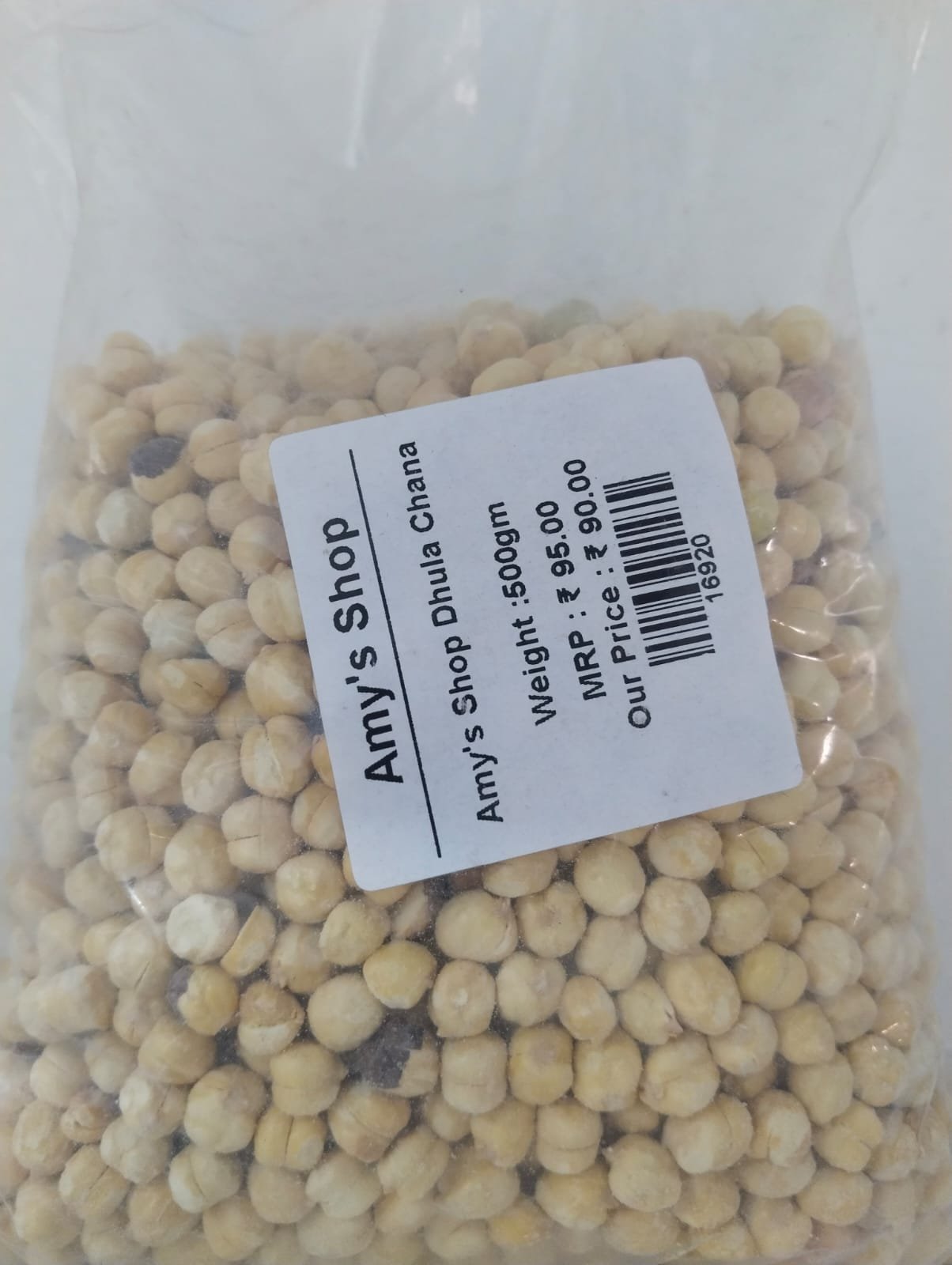 Amy's Shop Dhula Chana 500g