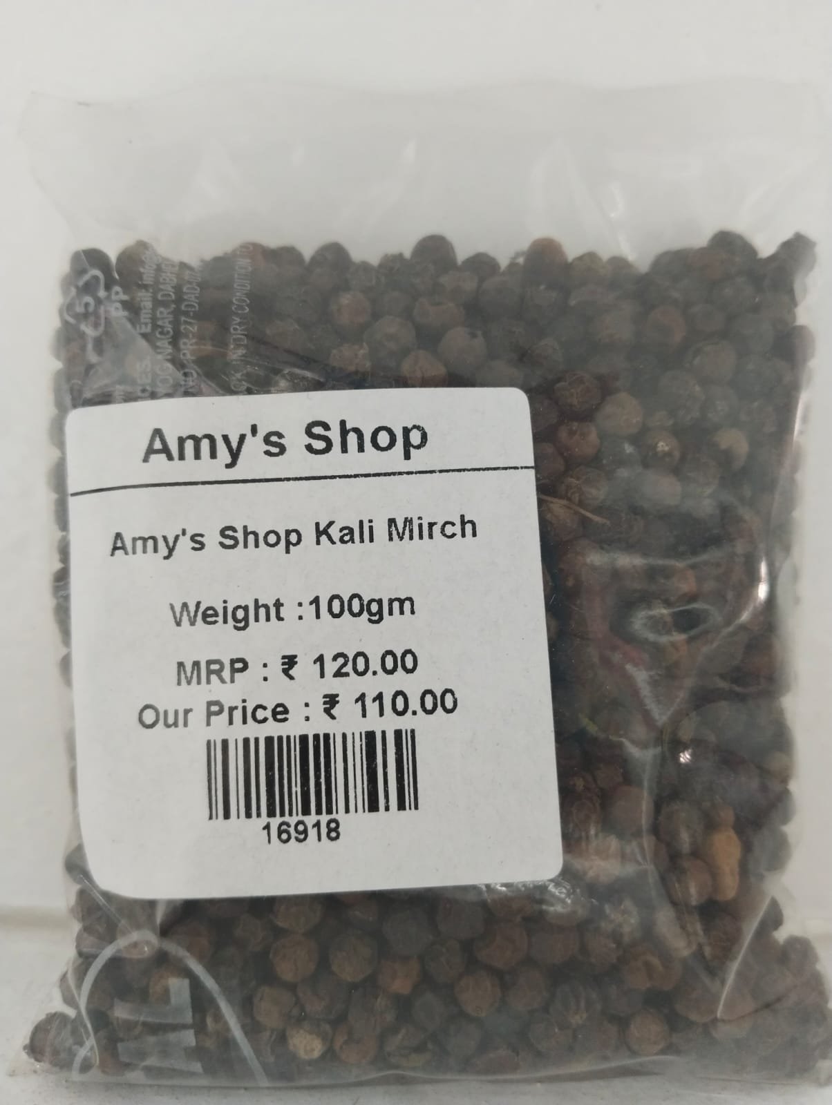 Amy's Shop Kali Mirch 100g