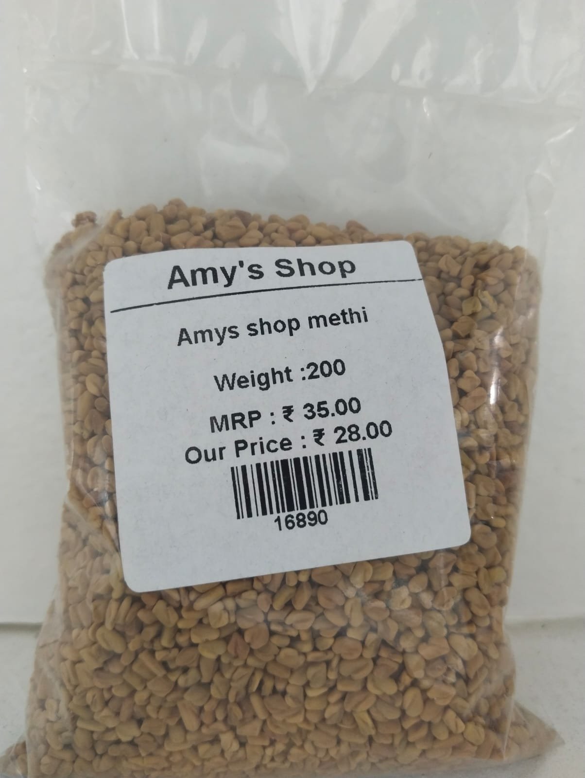 Amys shop methi 200g