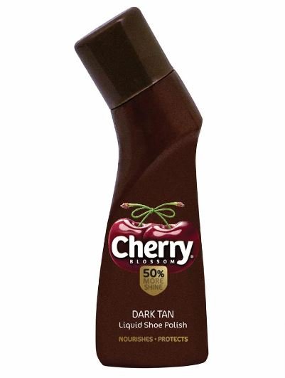 Cherry Dark Tan Liquid Shoe Polish 75ml