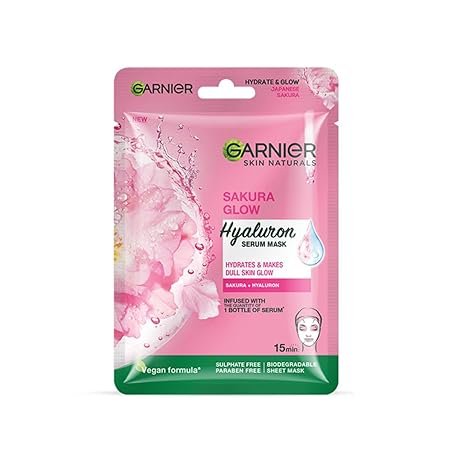 Garnier Skin Natural Sakura Glow Serum Mask 28g