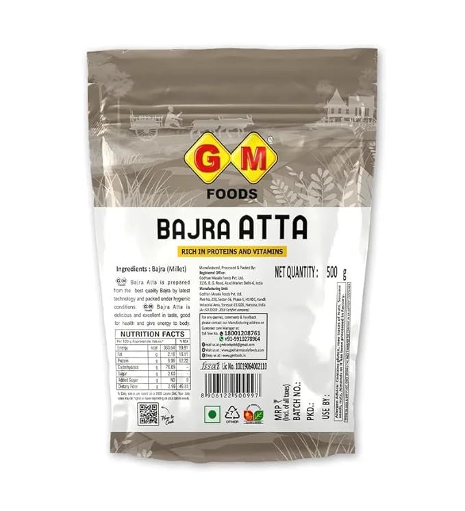 GM Foods Bajra Atta 500gm
