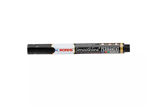 Kores Smoothline+ Permanent Marker (Black) 10N