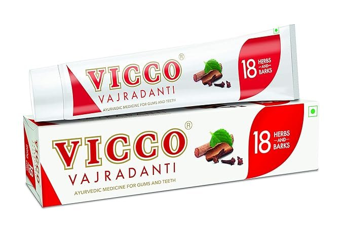 Vicco Vajradanti Paste - Vicco Senso Gentle Care Toothbrush Free 200g